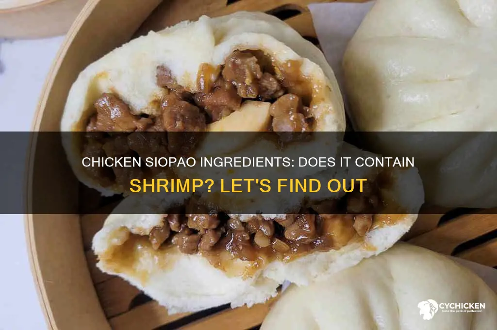 is there shrimp in chicken sio pao