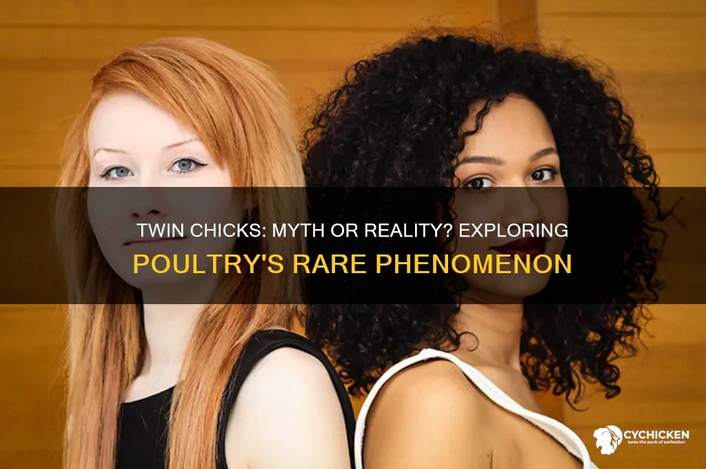is there such a thing as twin chicks