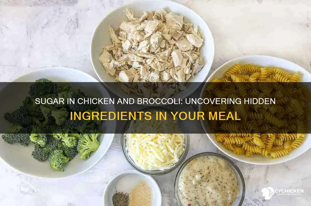 is there sugar in chicken and broccoli