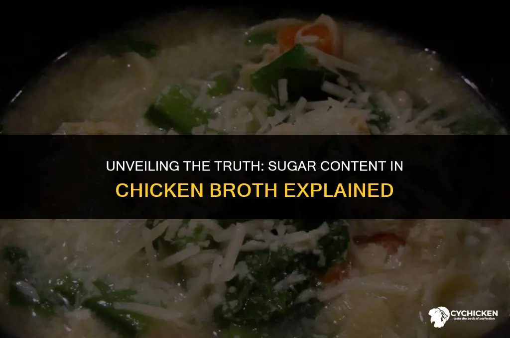 is there sugar in chicken broth