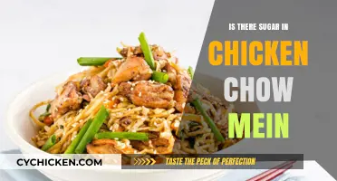Does Chicken Chow Mein Contain Hidden Sugar? A Nutritional Breakdown