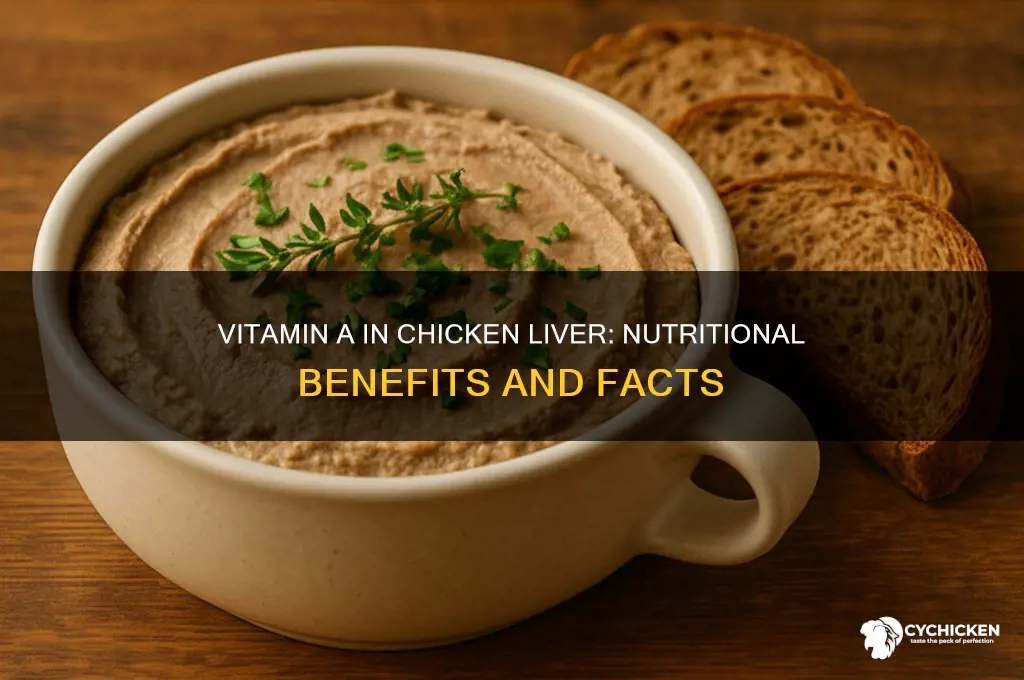 is there vitamin a in chicken liver