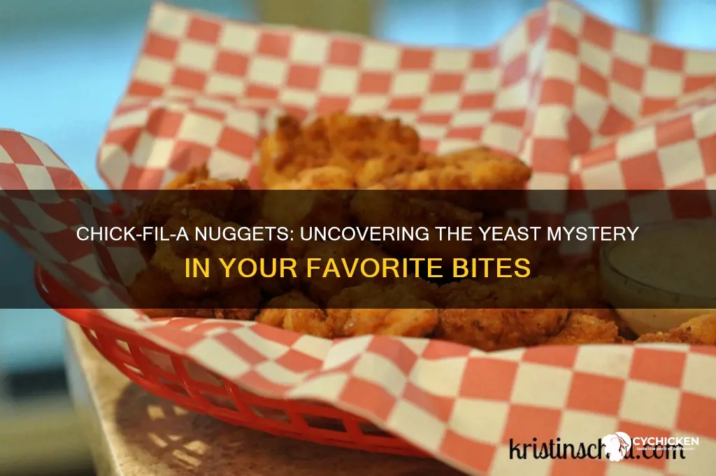 is there yeast in chick fil a nuggets