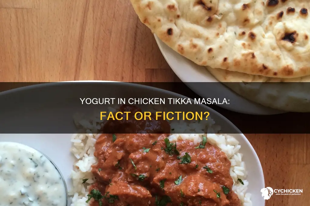 is there yogurt in chicken tikka masala