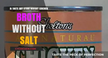 Exploring the Quest for Salt-Free Chicken Broth: A Health-Conscious Journey