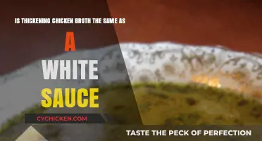 Exploring the Difference: Thickened Chicken Broth vs. White Sauce