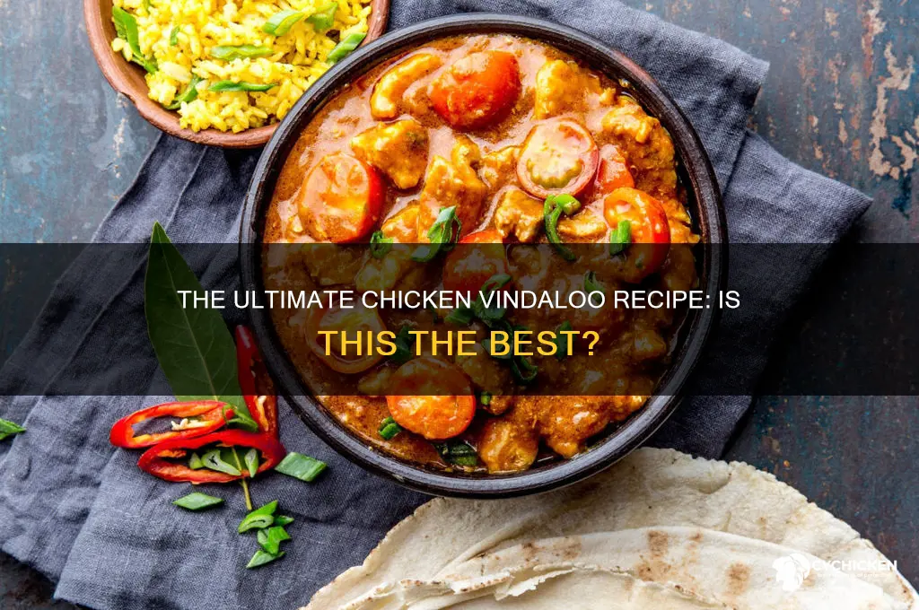 is this the best chicken vindaloo recipe