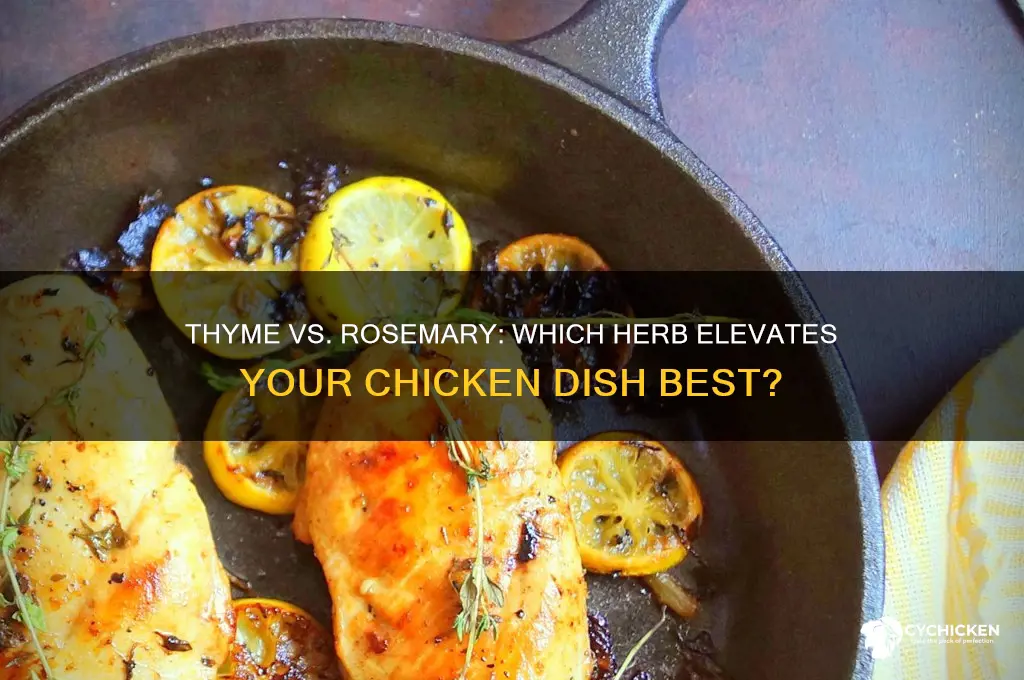 is thyme or rosemary better for chicken