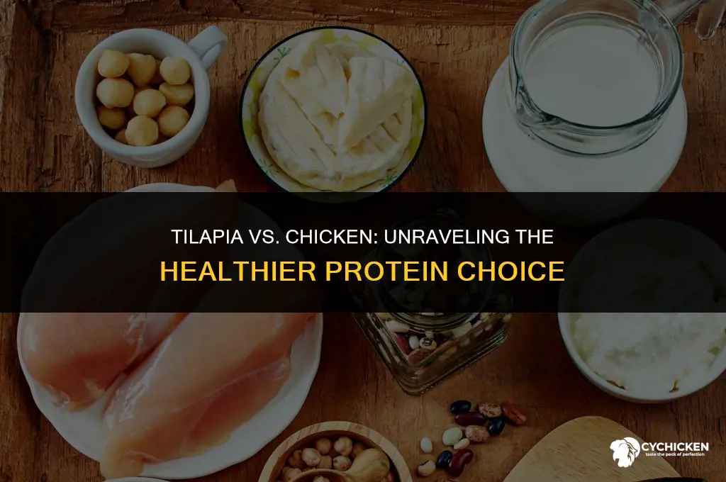 is tilapia healthier than chicken