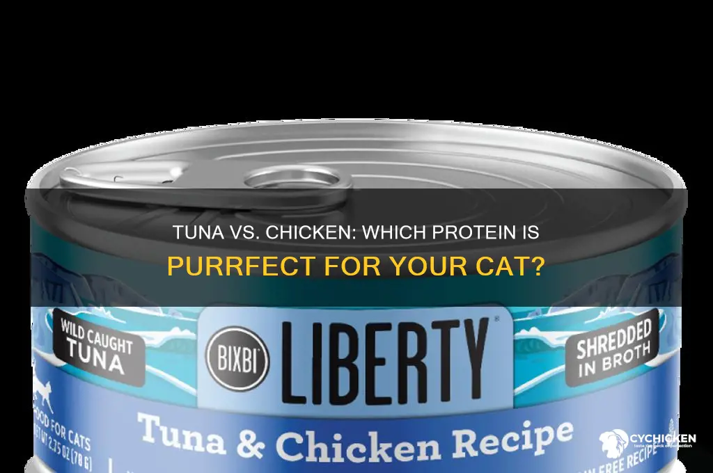 is tuna or chicken better for cats