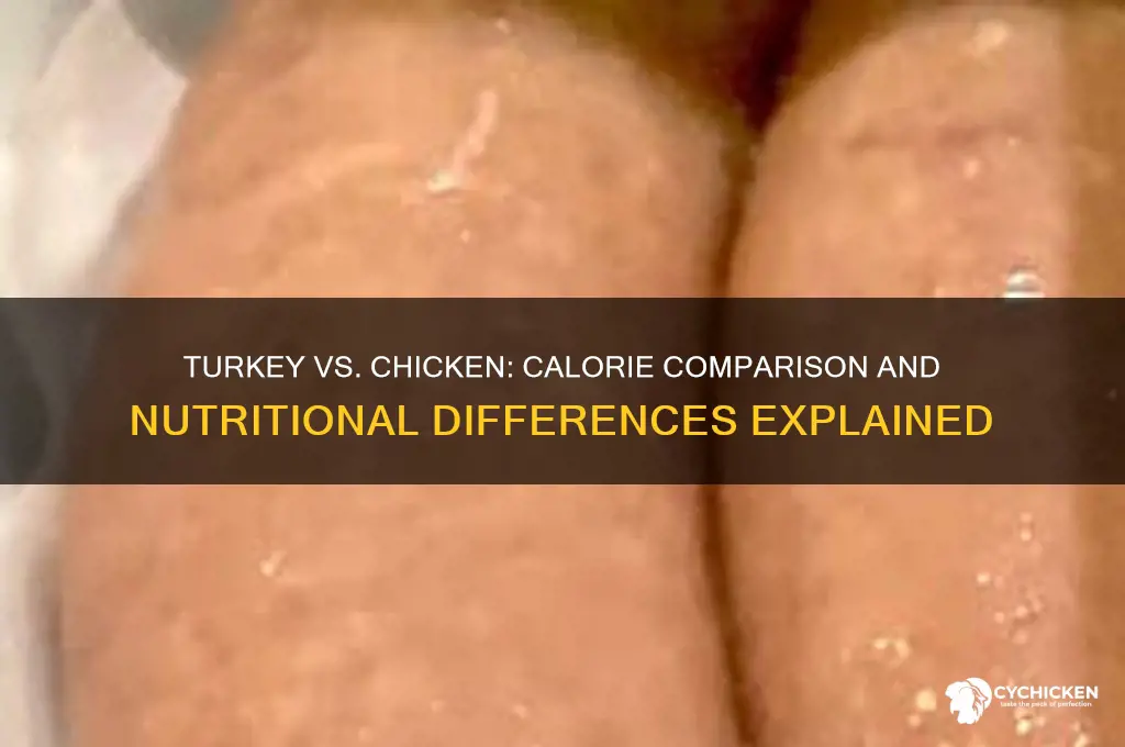 is turkey and chicken have the same callories