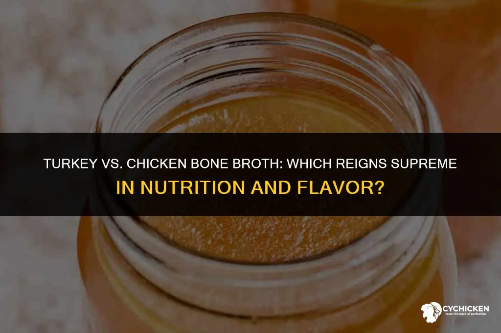 is turkey bone broth better than chicken