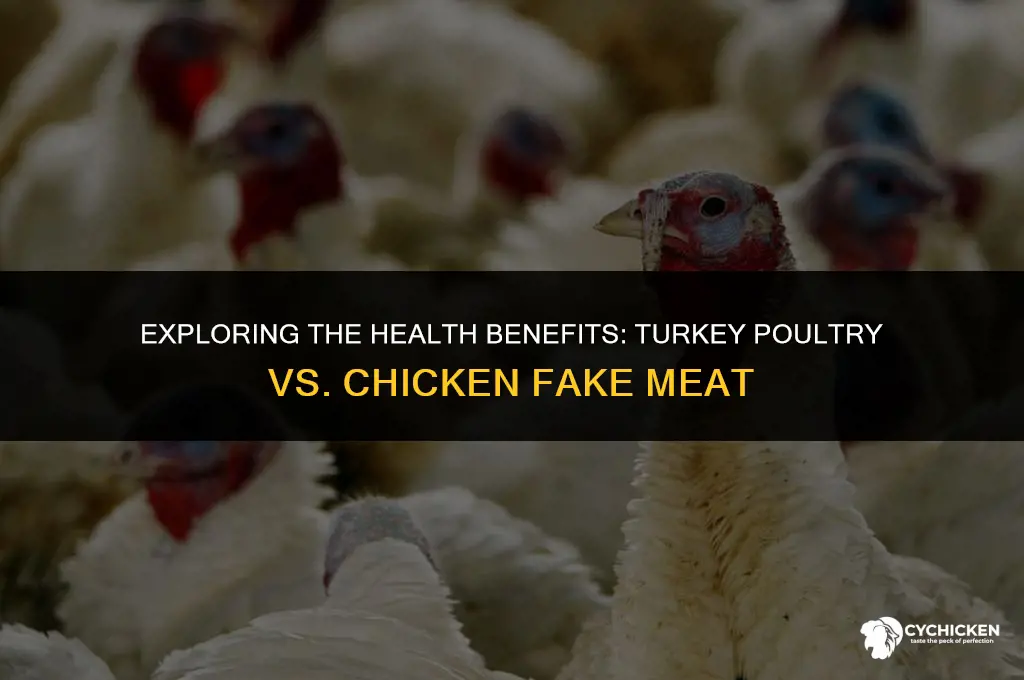 is turkey poultry healthier than chicken fake meat
