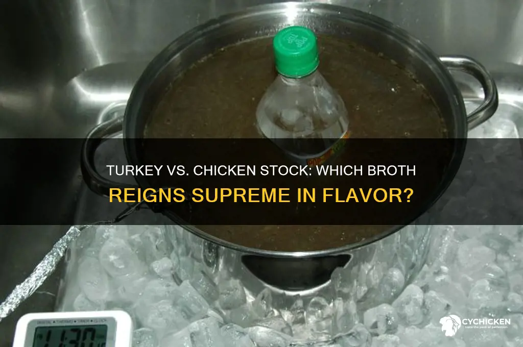 is turkey stock stronger than chicken stock