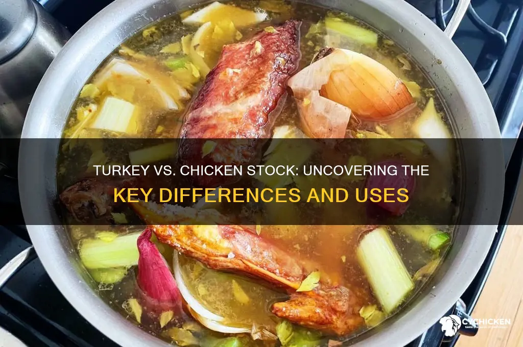 is turkey stock the same as chicken stock