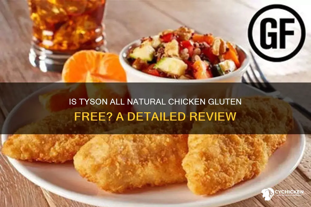 is tyson all natural chicken gluten free