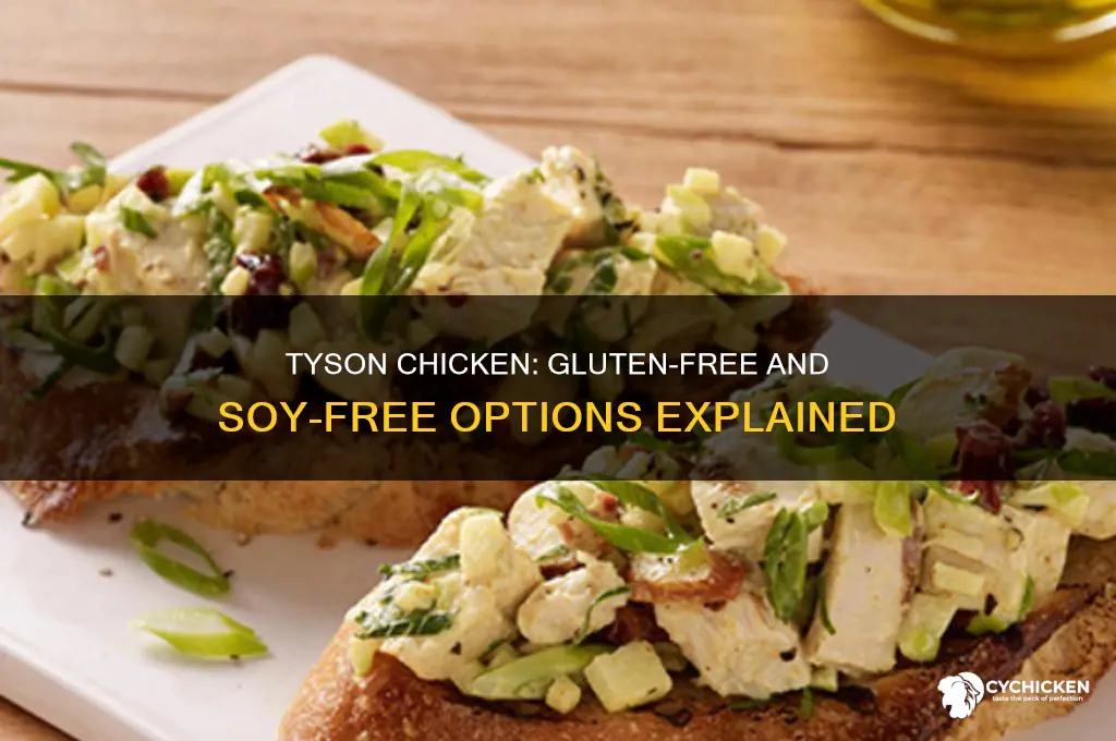 is tyson chicken gluten-free and soy-free