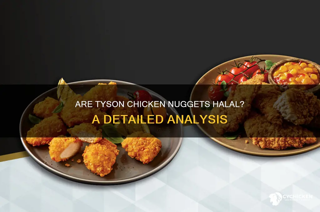 is tyson chicken nuggets halal