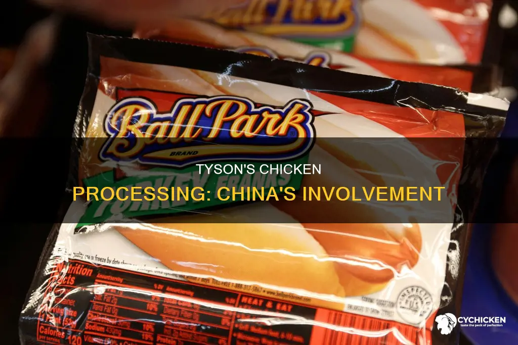 is tyson sending chicken to china to be processed