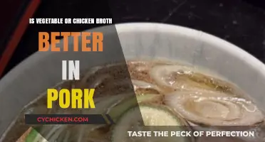 Savory Showdown: Vegetable vs. Chicken Broth in Pork Recipes
