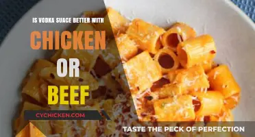 Vodka Sauce: Perfect Pairing with Chicken or Beef?