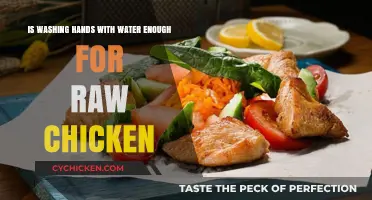 Washing Hands After Raw Chicken: Just Water Enough?