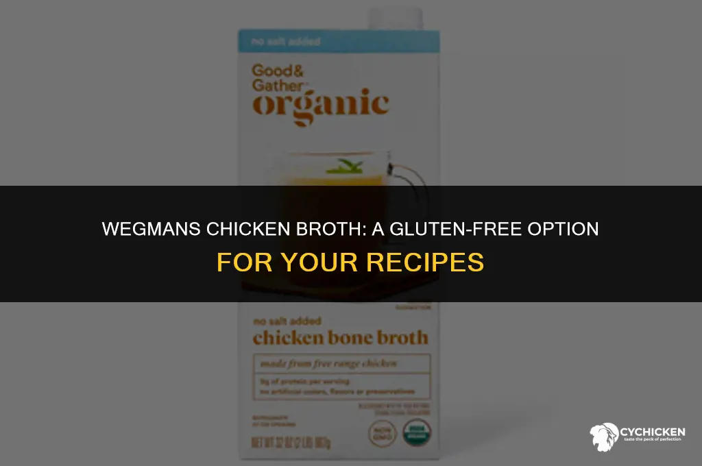 is wegmans chicken broth gluten free