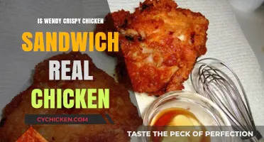 Is Wendy's Crispy Chicken Sandwich Real Chicken? Uncovering the Truth