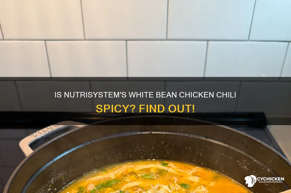 is white bean chicken chilli by nutisystem hot