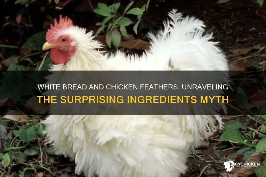 is white bread made out of chicken feathers