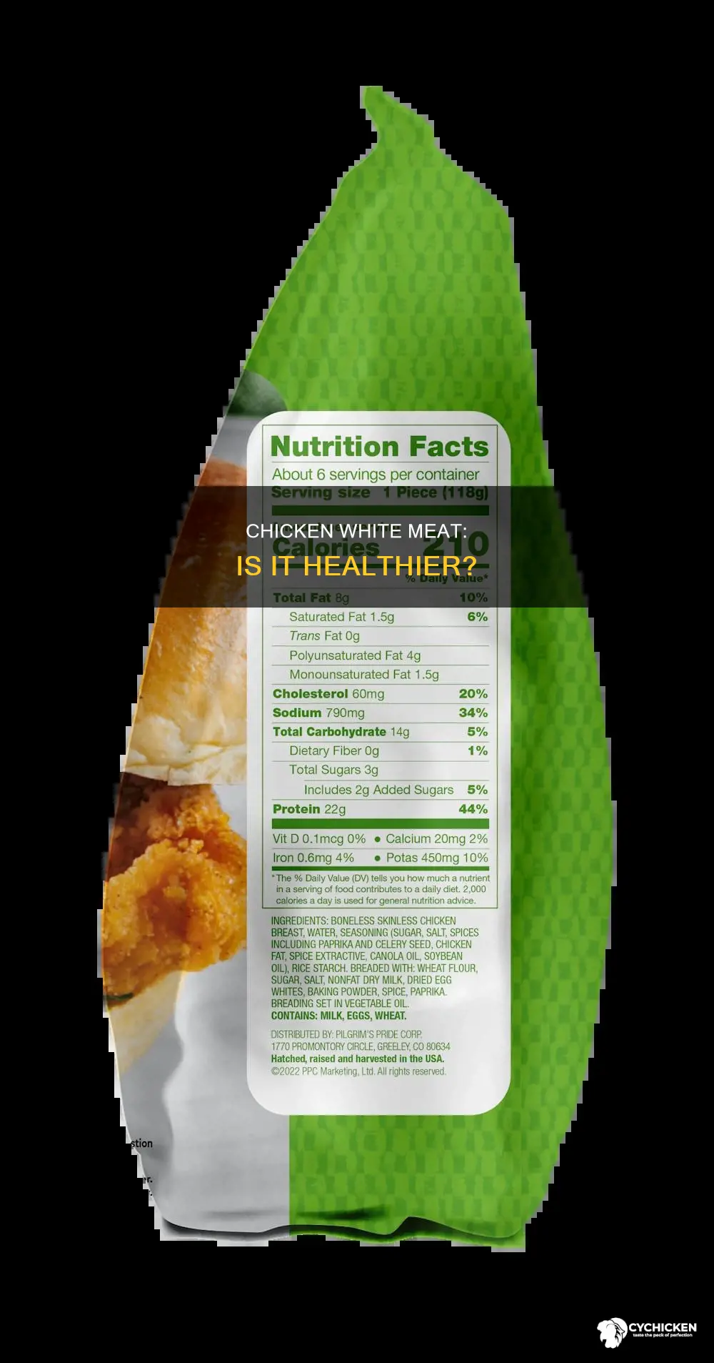 is white meat chicken better for you than dark meat
