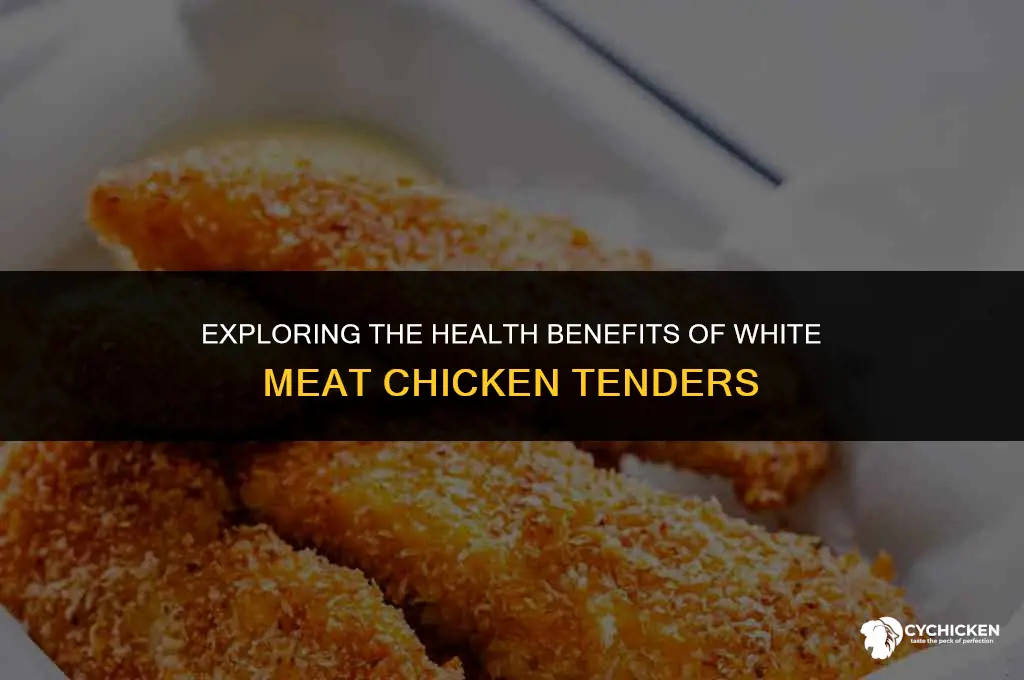 is white meat friend chicken tenders healthy