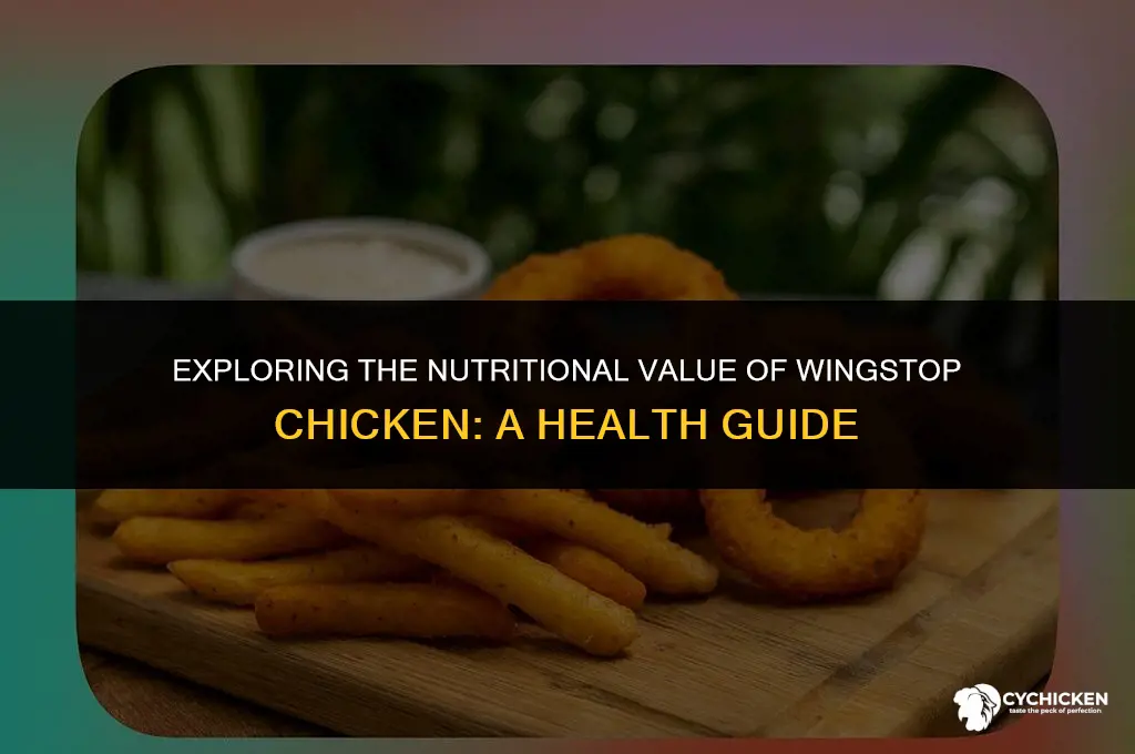 is wingstop chicken healthy