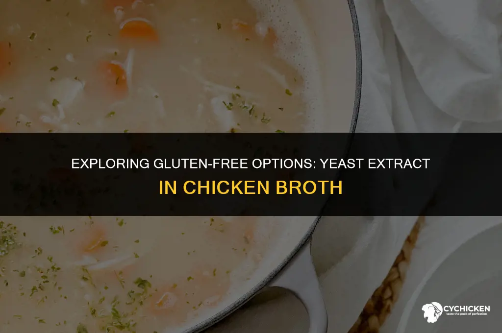 is yeast extract in chicken broth gluten free