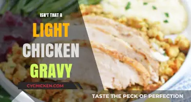 Isn't That a Light Chicken Gravy? A Simple, Flavorful Recipe
