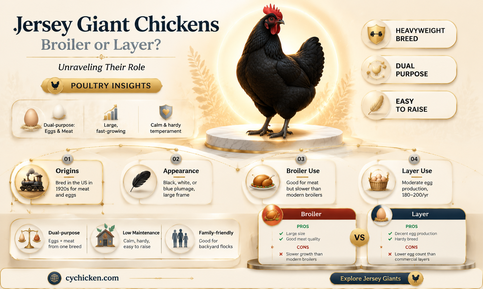 are jersey giant chicken a broiler or layer