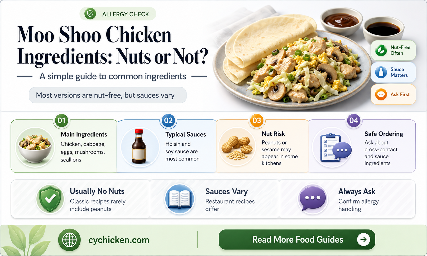are there nuts in moo shoo chicken