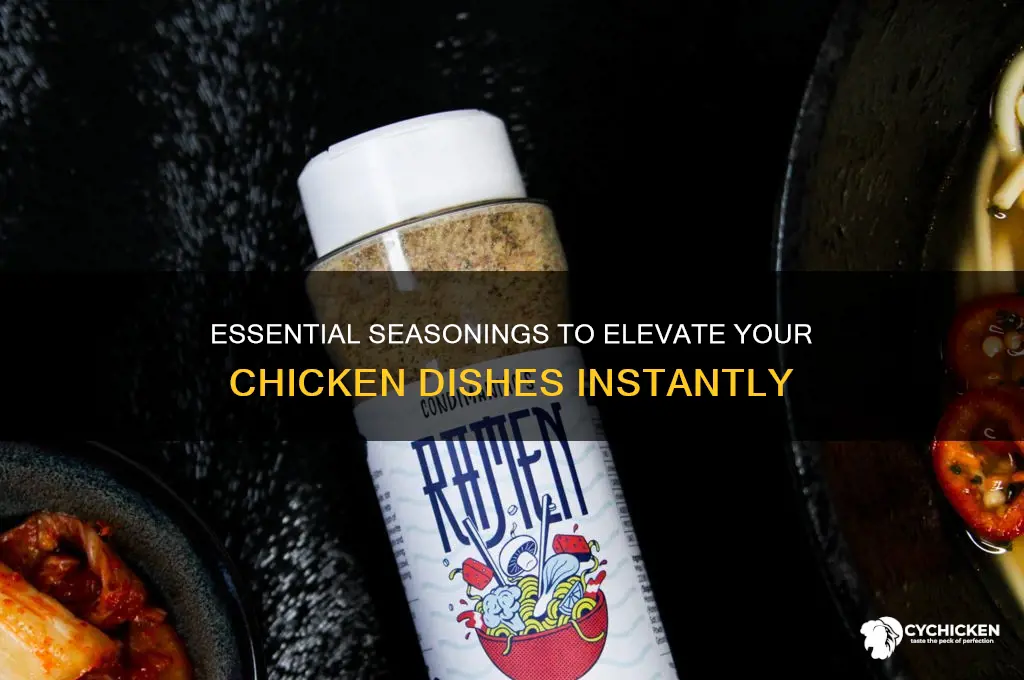 must buy seasonings for chicken