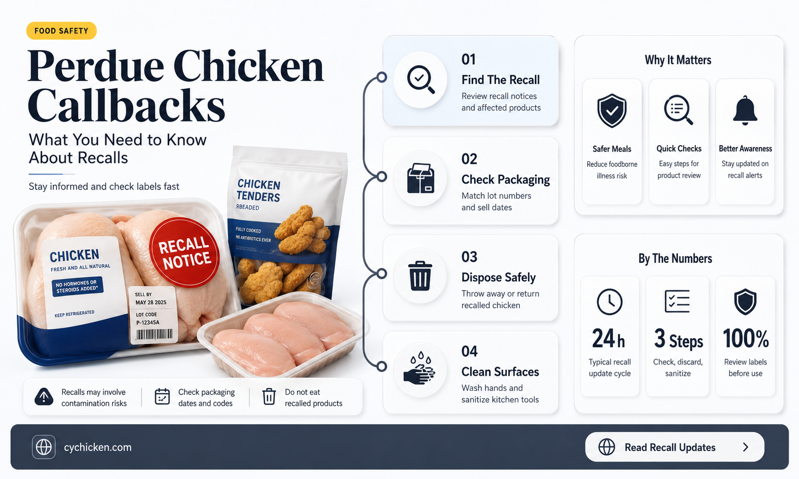 are there any callbacks for perdue chicken