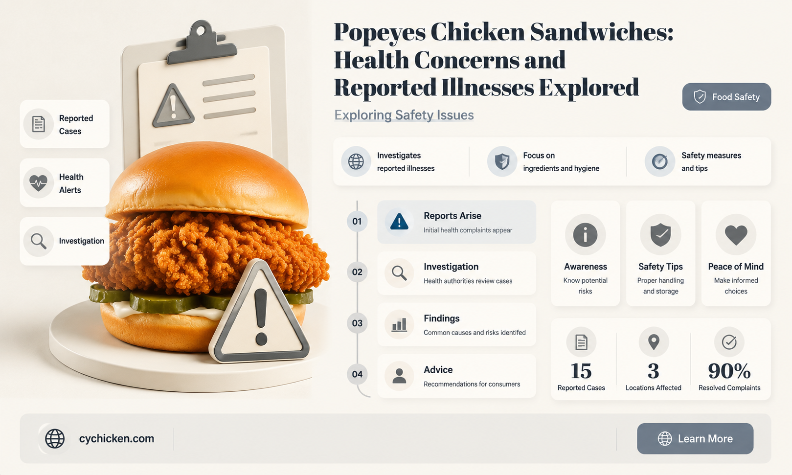 are popeyes chicken sandwiches making people sick