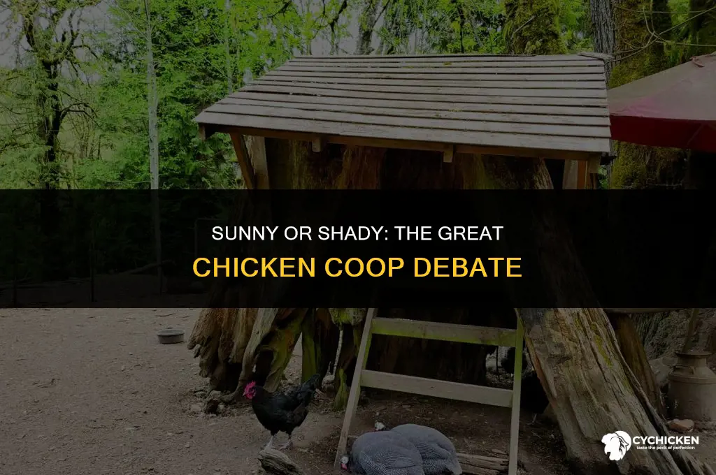 should a chicken coop be in the shade