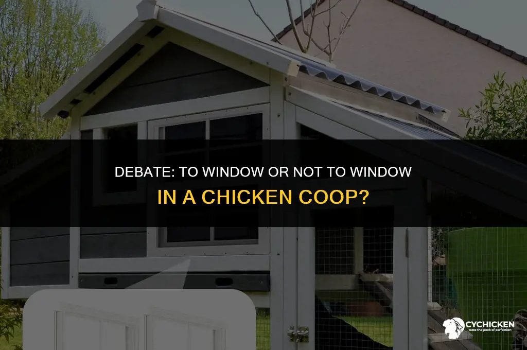 should a chicken coop have a window