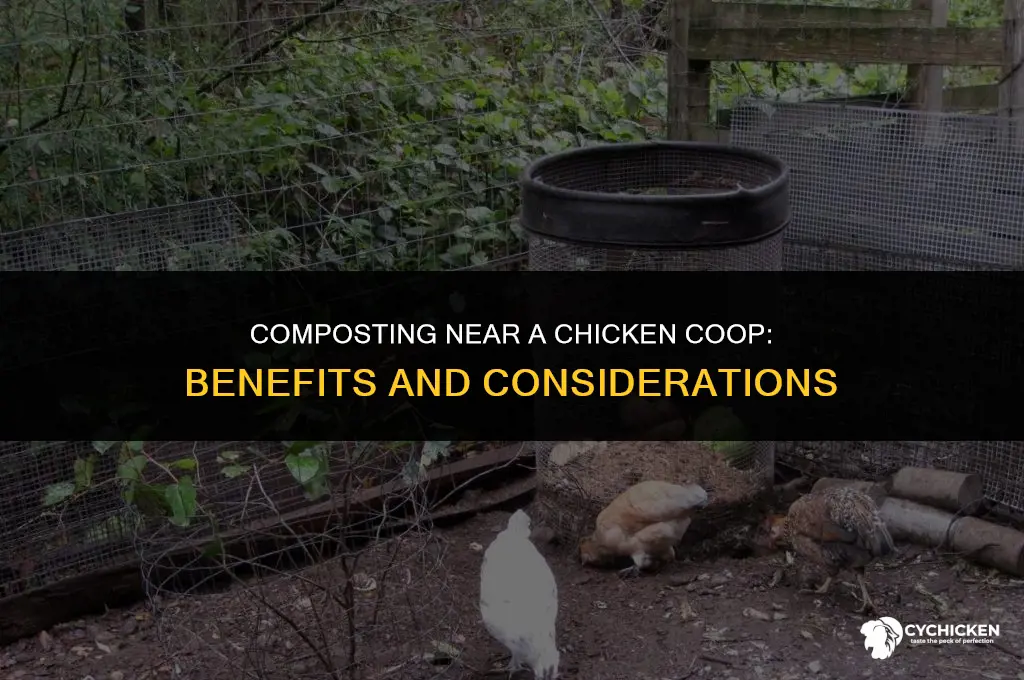 should a compost bin near a chicken coop