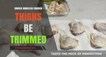 To Trim or Not: Boneless Chicken Thighs Prep Guide