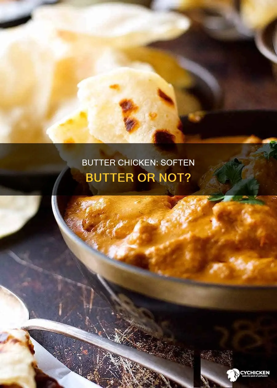 should butter be softened to rub on a chicken