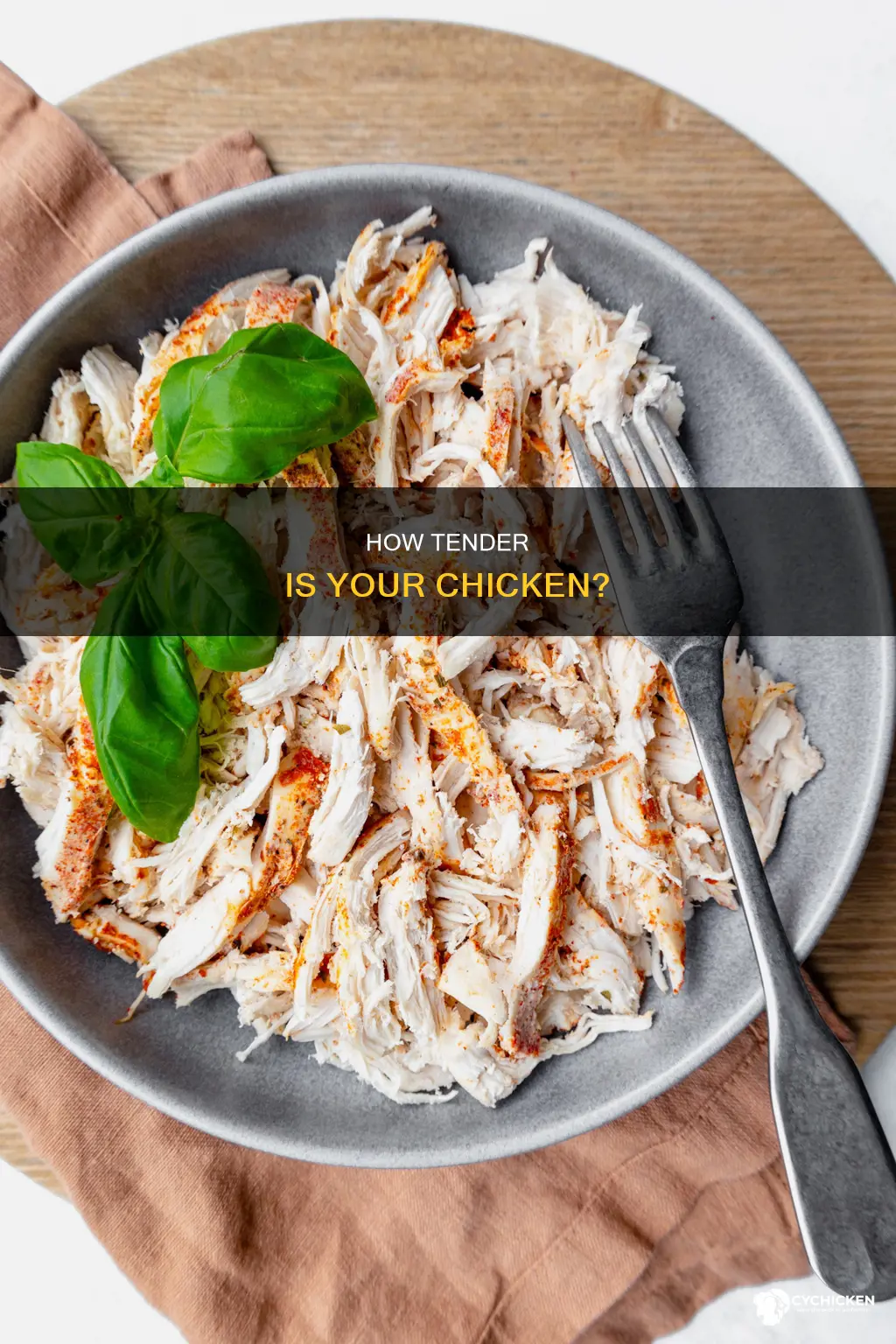 should chicken be able to be pulled apart easily