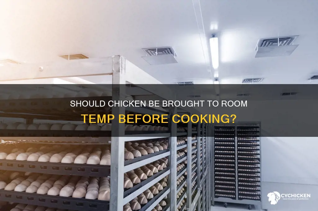 should chicken be brought to room temp