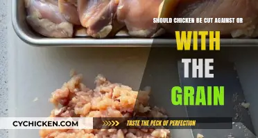 The Right Way to Cut Chicken: With or Against the Grain?