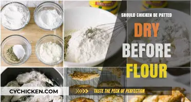 Pat Dry or Not? The Chicken Flour Coating Debate