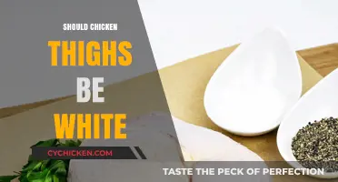 Are White Chicken Thighs Normal? Debunking Poultry Color Myths